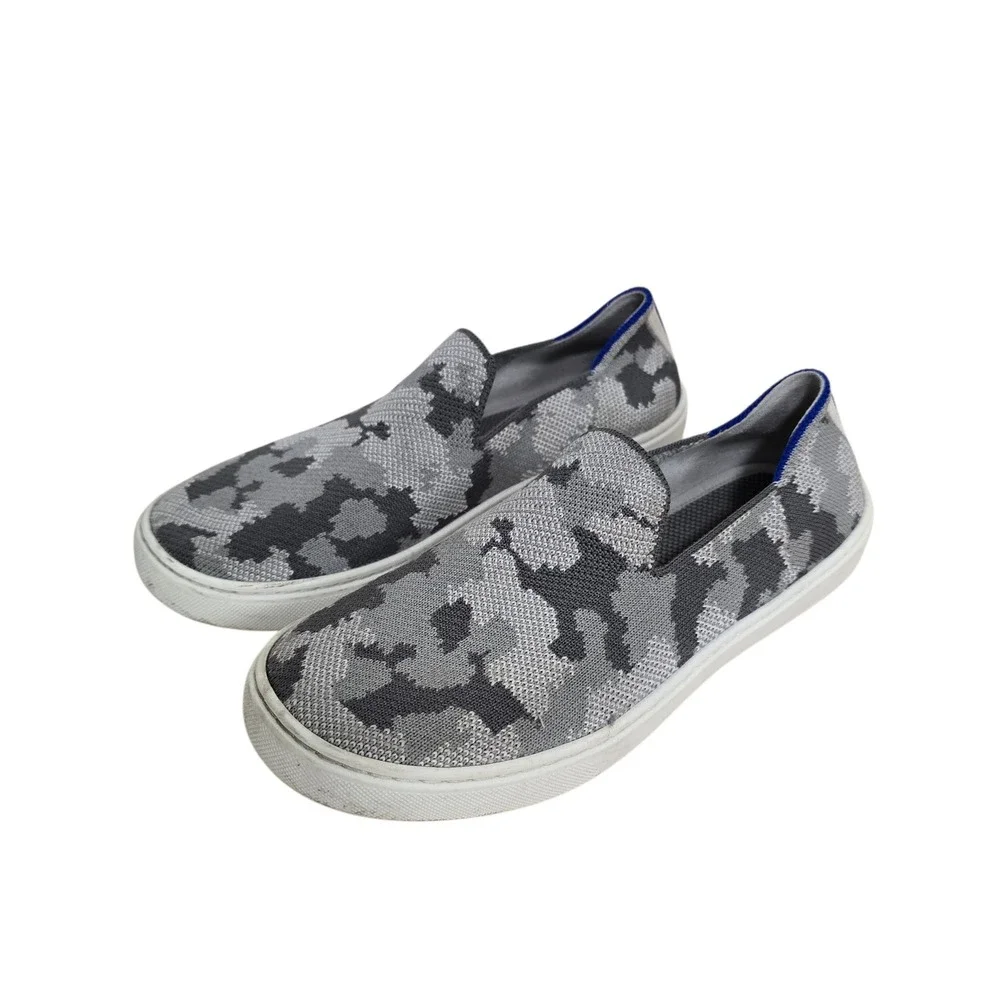 Rothy's Kids Camo Knit Slip On Sneakers Size 4 Youth‎